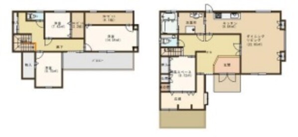 姫路市苫編戸建の物件間取画像